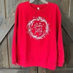 Holiday Time  Christmas Sweatshirt Women’s Size Small 4-6 Photo 0