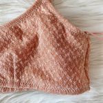 Princess Polly  MinkPink Cream Pink Textured Scoop Tank Bikini Top Sz XS Photo 5