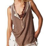 We The Free Women's Striped Black and White Tank Top Photo 3