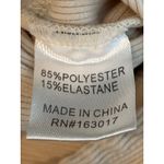 Princess Polly ‎ Cream Ribbed V Front Flare Pants Size 4 Photo 5