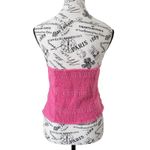 Free People Fuchsia Strapless Crop Top Women's Size M Cotton  Boho Chic Y2K Photo 1