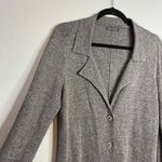 Eileen Fisher  Knit Blazer Cardigan w/ Pockets Size M Gray Casual‎ Office Photo 7