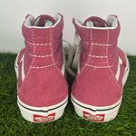Vans  Skateboard Hi Top Sneakers Suede Burgundy Red Shoe Women size 7 Photo 3