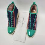 Opening Ceremony Grunge Lace Up Sneakers Canvas Booties Color Block Size EU 37 Photo 3