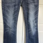 Miss Me Jeans Irene Bootcut Dark Wash Size 28 Embellished Pockets Photo 3