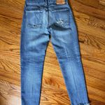 Moussy Frayed Hem Blue Women's Jeans Size 27 Photo 5