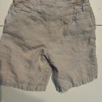 Jones New York  Linen Shorts - Light Tan Photo 1