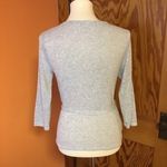 Caution to the Wind Urban outfitters grey sexy plunging neckline top Photo 8