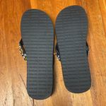 Yellow Box -  Black Valencia Sandals with Gem Accents Photo 2