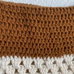 New Stella Pardo Paris Crochet Chevron Knit Skirt Size M Photo 9