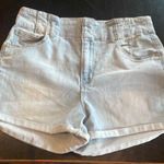 Almost Famous Light Blue Denim Women's Shorts faded /comfy Photo 0