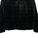 Eileen Fisher NWT Velvet Silk Blend Quilted Jacket L Black Full Zip Lined Luxe Photo 11