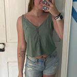 Divided green tank top Photo 0