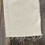 Madewell  The Perfect Vintage Crop Jean in Tile White Raw hem Photo 9