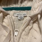 American Eagle  Cream Zip-up Cardigan Photo 1
