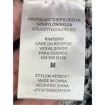 Gibson Latimer Box 001 Women's Striped Sequin Knit Sweater Black White Size Medi Photo 6