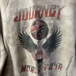 Journey World Tour Graphic Crewneck
Pullover Sweatshirt Grey Tie Dye Size M Gray Size M Photo 2