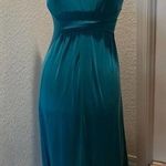 Anthropologie Maeve Azores Halter Dress in Teal/Turquoise EUC Sz XS Stretch Photo 0
