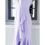XScape Lilac Ruffled Off-the-Shoulder Dress, Petite Size 10 New w/Tag $259 Photo 2