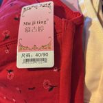 Floral Print Red and Cream Bra Set lot 2 pc Size undefined Photo 7