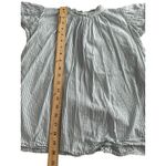 Trovata Birds Of Paradis Carla Highneck Shirt XS Stripes Flutter Sleves #AA6 Photo 4