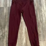 Free People movement wonderstruck leggings maroon wine medium Photo 3