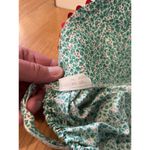 Vintage Authentic Pennsylvania Dutch Womens Floral Prairie Bonnet Hat Green Photo 5