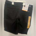 Seven7  ~ 9” Sunset Bermuda Shorts ~ Rolled‎ Cuff ~ Black ~12 Photo 1