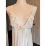 Linea Donatella  White Ivory Lace Peignoir Set Nightgown Robe XL Wedding Lingerie Photo 6