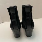 Rag and Bone  Boots Devon Booties Ankle Pull On Stacked Heels Suede Burnished Black Photo 4