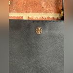 Tory Burch Black Saffiano Leather Tote Purse Photo 5