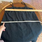 Abercrombie & Fitch Y2K Black Linen Mini Dress Built In Shorts Size XL Photo 4