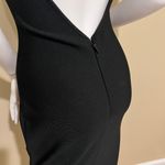 Bandage Backless Midi Dress Open Back Slim Fit Crew Neck Dress Party Dress Casual Dress Black Photo 8