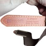 Linea Pelle Leather Stretch Women’s Statement Belt Corset Waist Brown Boho Retro Photo 7