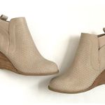 Dolce Vita Wedge Heeled Bootie Boots Tan Size 7.5 NEW Photo 4