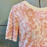 525 America BORN Pink Camo Knit Stretch Comfy Dress Short Sleeve Dress Barbie Photo 1