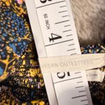 Urban Outfitters  Floral Print Romper‎ Black Yellow Long Sleeve Square Neck Y2K Photo 5