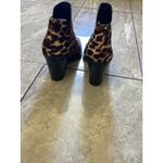 Gianni Bini Boots Womens Size 6M 36.5 Brown Leopard Calf Hair Western Brazil Photo 2