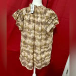 Grade & Gather  light pink and‎ brown shirt Photo 9