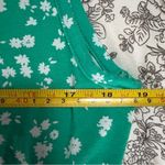 Nina Leonard  Green Floral Maxi Skirt Size Medium EUC Photo 3