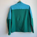 Cotopaxi  Adult Small Abrazo Green Blue 1/2 Zip Mock Neck Pullover Fleece Jacket Photo 5