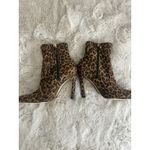Good American  The Icon Booties Size 8/ Leopard Pointed Ankle Boots Photo 7