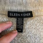 Eileen Fisher  Heather Grey V Neck Zip Cardigan EUC Size S Photo 3
