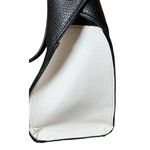 Nanette Lepore Handbag Womens Black Pebbled Leather Gold Hardware Classic Chic Photo 9