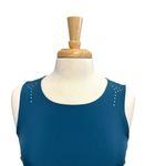 Title Nine Sleeveless Laser Cut Lightweight Pull-Over Dress Teal size XS Photo 2