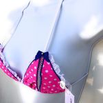 Beach Bunny  Haute Dot Tri Bikini‎ Top nwt Photo 3