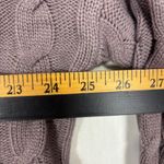 Main Strip  Cable Knit Women's Long Sleeve Sweater Oversized Slouchy Preppy Sz L Photo 3