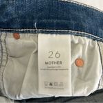 Mother Mid Rise Dazzler Ankle Fray jeans We The Animals 26 Blue Photo 12