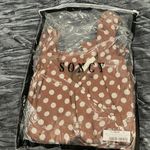 Soncy Plus Size  TANK TOP WITH PEPLUM AND TIE WAIST CARAMEL/OAT Size 18-20 Photo 2