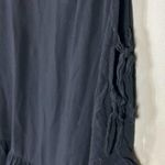 Chelsea28 Black Tayla Side Tie Cover-Up Mini Dress Photo 5